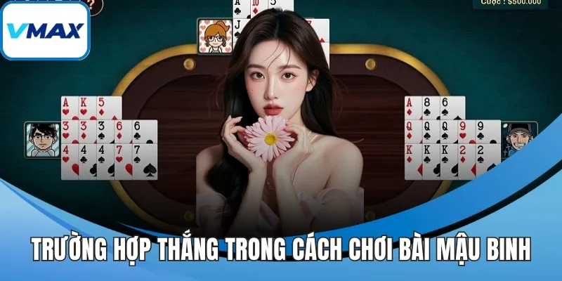 Trường hợp thắng trắng trong cách chơi bài mậu binh
